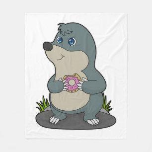 Mole met Donut Fleece Deken