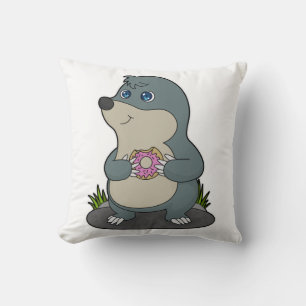 Mole met Donut Kussen