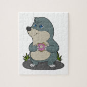 Mole met Donut Legpuzzel (Verticaal)