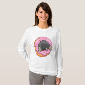 Mole met Donut T-shirt (Voorkant volledig)