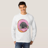 Mole met Donut T-shirt (Voorkant volledig)
