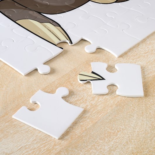 Mole met Drink mok Legpuzzel (Zijkant)