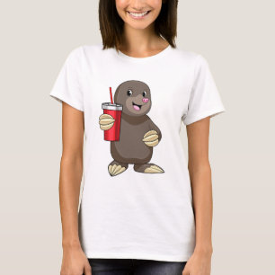 Mole met Drink mok T-shirt