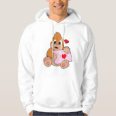 Mole met hartenvelop hoodie (Voorkant)