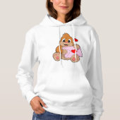Mole met hartenvelop hoodie (Voorkant)