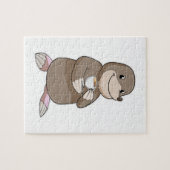 Mole met koffiebeker legpuzzel (Horizontaal)