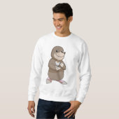 Mole met koffiebeker trui (Voorkant volledig)