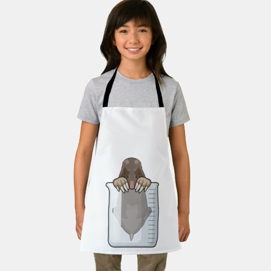 Mole met maatbekertje schort (Insitu)