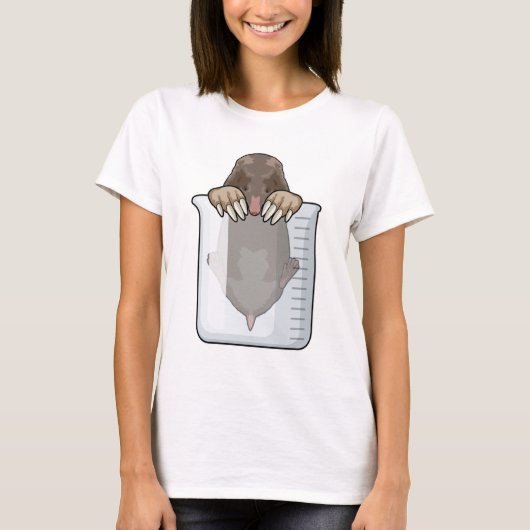 Mole met maatbekertje t-shirt (Voorkant)
