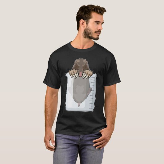 Mole met maatbekertje t-shirt (Voorkant volledig)