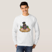 Mole met Molehill en Pet T-shirt (Voorkant volledig)
