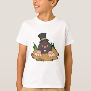 Mole met Molehill en Pet T-shirt