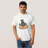 Mole met Molehill en Pet T-shirt (Voorkant volledig)