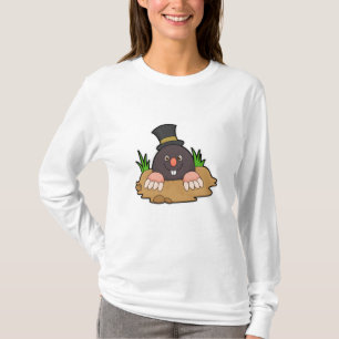 Mole met Molehill en Pet T-shirt