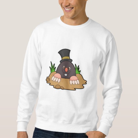 Mole met Molehill en Pet Trui (Voorkant)