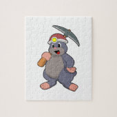 Mole met Pickaxe Legpuzzel (Verticaal)