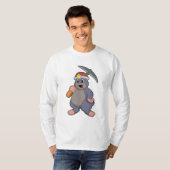 Mole met Pickaxe T-shirt (Voorkant volledig)