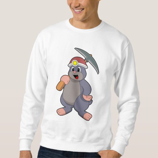 Mole met Pickaxe Trui (Voorkant)