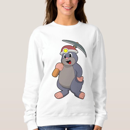 Mole met Pickaxe Trui (Voorkant)