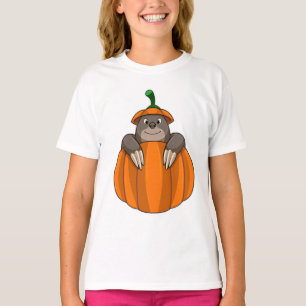 Mole met pompoen t-shirt