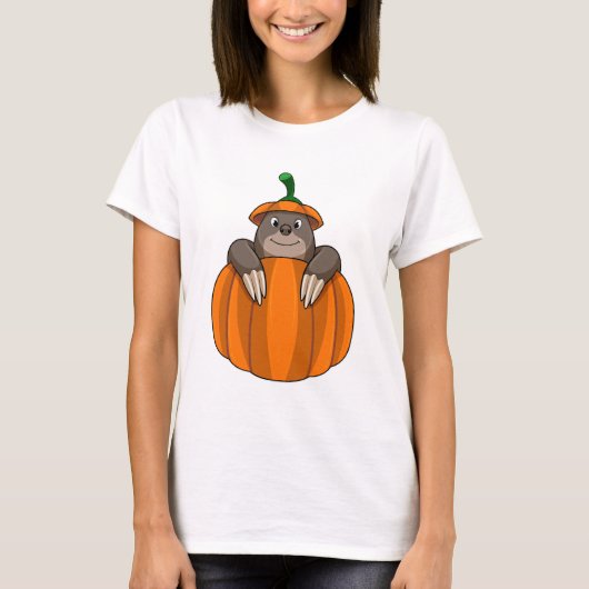 Mole met pompoen t-shirt (Voorkant)