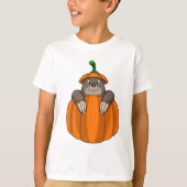 Mole met pompoen t-shirt (Voorkant)