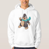 Mole met Scarf Hoodie (Voorkant)