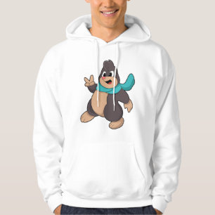 Mole met Scarf Hoodie