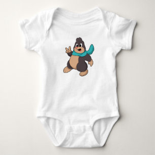 Mole met Scarf Romper