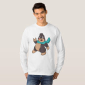Mole met Scarf T-shirt (Voorkant volledig)