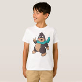 Mole met Scarf T-shirt (Voorkant volledig)