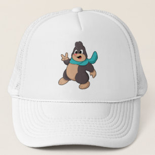 Mole met Scarf Trucker Pet