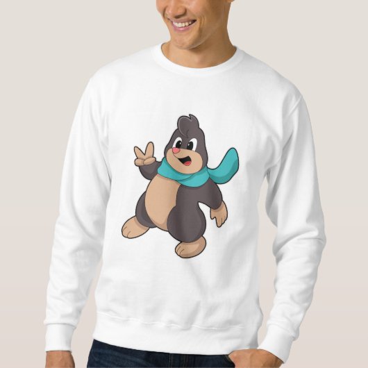 Mole met Scarf Trui (Voorkant)