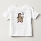 Mole met schoppen kinder shirts (Voorkant)