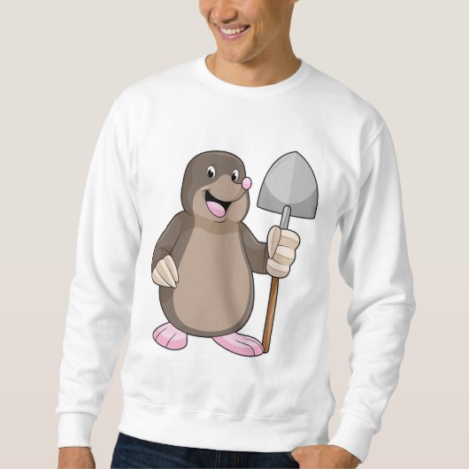 Mole met schoppen trui (Voorkant)