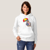 Mole met Umbrella Hoodie (Voorkant volledig)