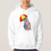 Mole met Umbrella Hoodie (Voorkant)