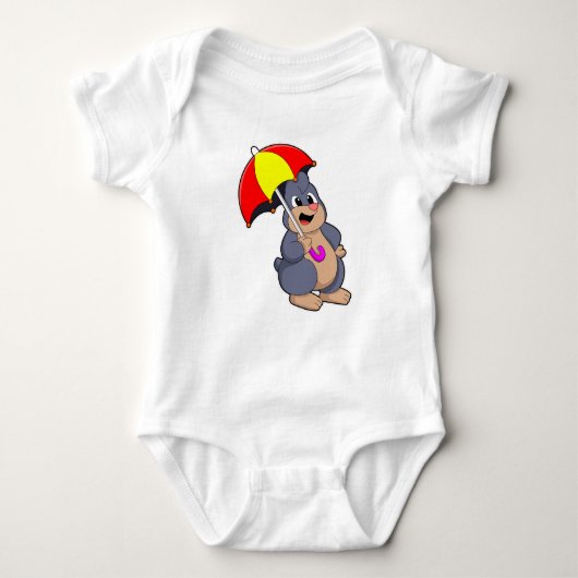 Mole met Umbrella Romper (Voorkant)
