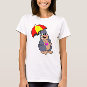 Mole met Umbrella T-shirt