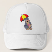 Mole met Umbrella Trucker Pet (Voorkant)