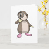 Mole met vergrootglas kaart (Gele Bloem)