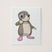 Mole met vergrootglas legpuzzel (Verticaal)