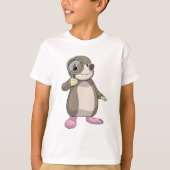 Mole met vergrootglas t-shirt (Voorkant)