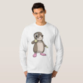 Mole met vergrootglas t-shirt (Voorkant volledig)