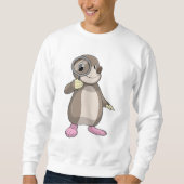 Mole met vergrootglas trui (Voorkant)