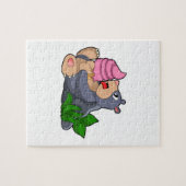 Mole met wafelijs legpuzzel (Horizontaal)