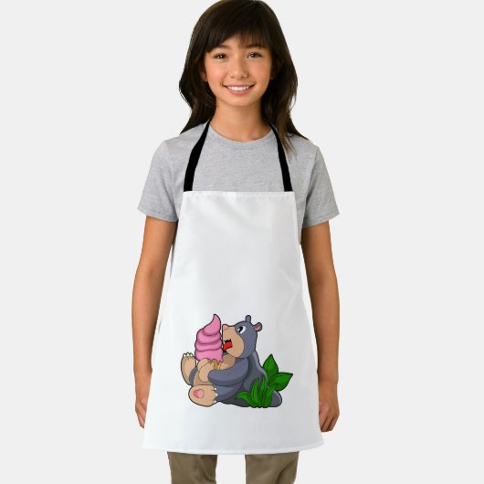 Mole met wafelijs schort (Insitu)