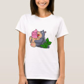 Mole met wafelijs t-shirt (Voorkant)