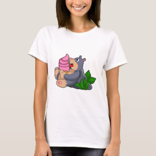 Mole met wafelijs t-shirt