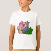 Mole met wafelijs t-shirt (Voorkant)